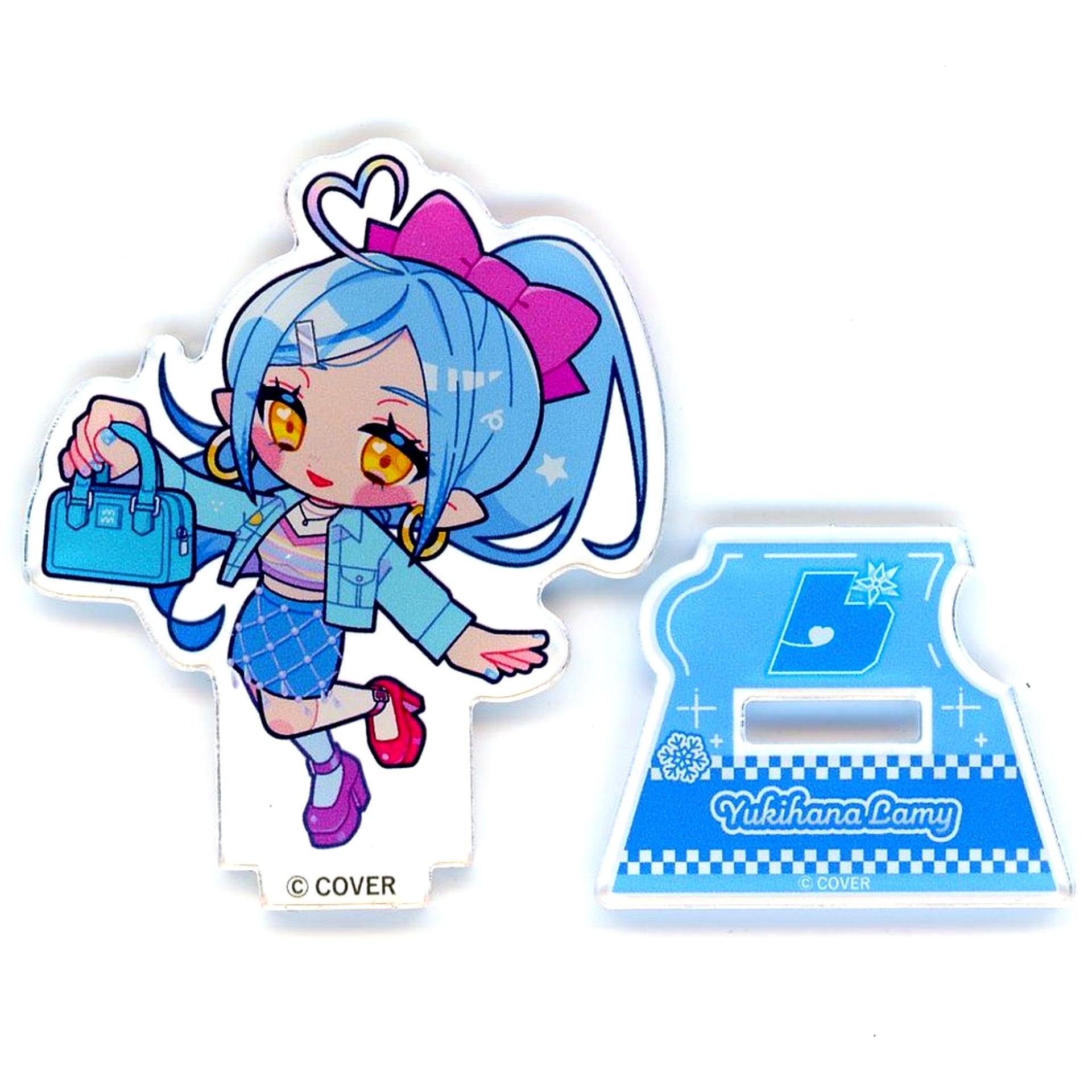Yukihana Lamy Trading Acrylic Stand New-Retor Ver. Virtual YouTuber Hololive HoloTuri NePoLaBo Pop-Up Shop & Cafe in Tree Village [USED]