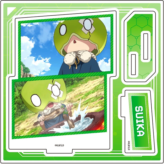 Suika 13. Dr.STONE Scene Shot Illustration Acrylic Stand Plate [USED]