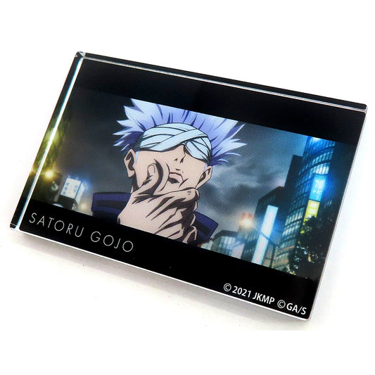 Satoru Gojo Hand on Cheek Ver. Jujutsu Kaisen 0 The Movie Trading Scene Shot Acrylic Block [USED]