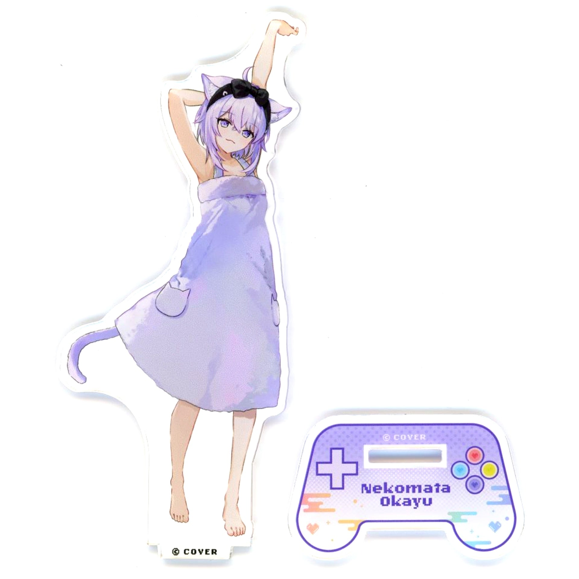 Nekomata Okayu Life-size Acrylic Stand After Bath Ver. Virtual YouTuber Hololive Gokurakuyu RAKU SPA Collaboration 8th Furo Life [USED]
