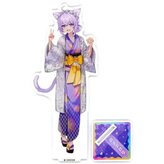 Nekomata Okayu Big Acrylic Stand Yukata Ver. Virtual YouTuber Holo Live VTuber Gokurakuyu RAKU SPA Collab Part 8 Furo Life Mail Order Exclusive [USED]
