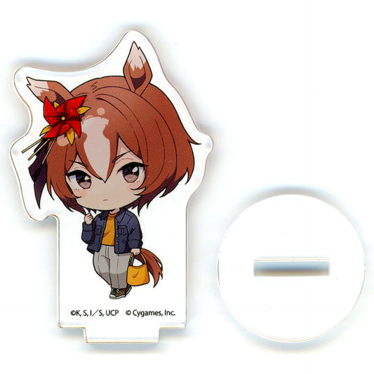 Yaeno Muteki Uma Musume Cinderella Gray Nippon Gourmet Kaido Tokyo Character Street Pop-up Shop Acrylic Petit Stand Gourmet Kaido Ver. [USED]