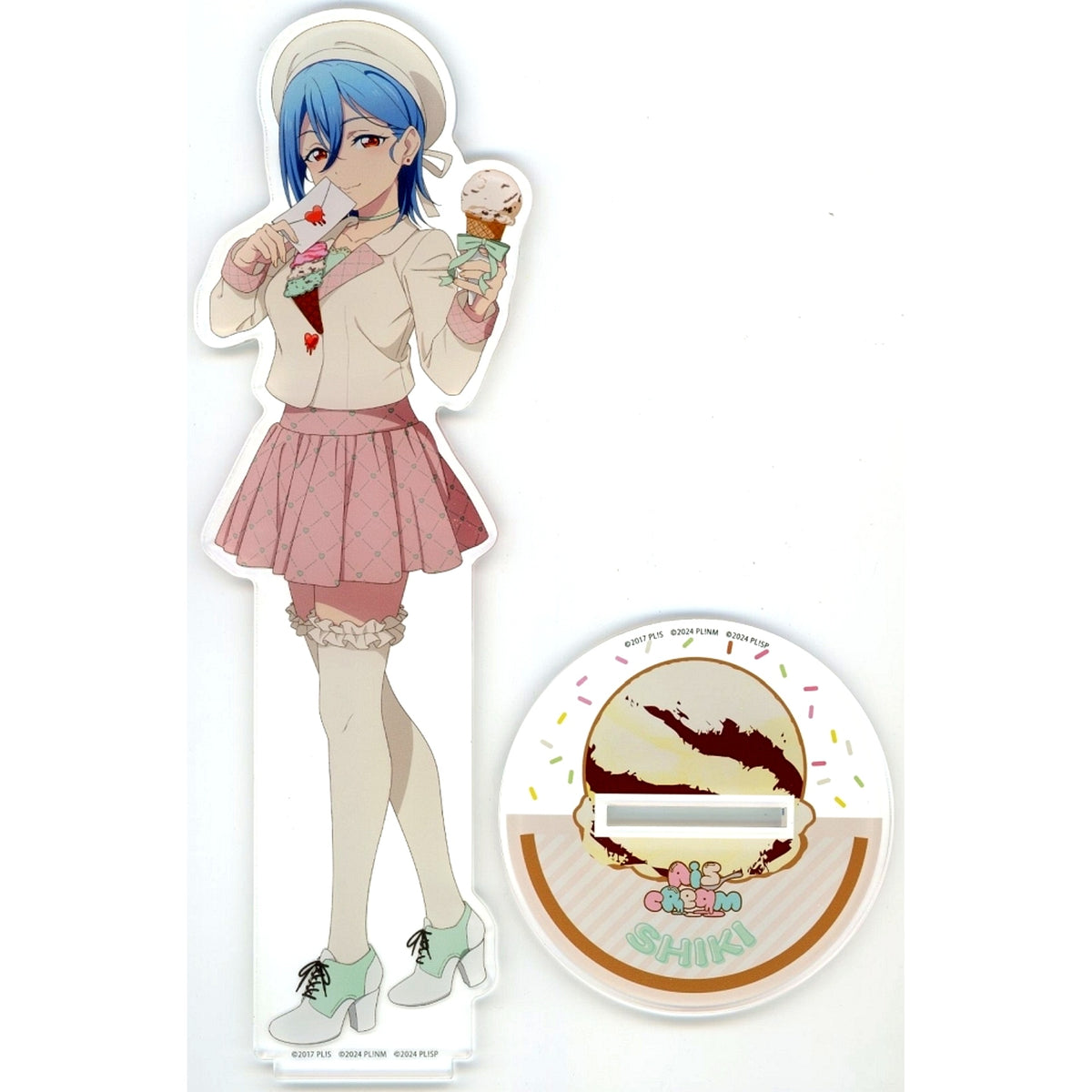 Shiki Wakana White Day Ver. Thick Large Acrylic Stand Love Live! AiScReam [USED]