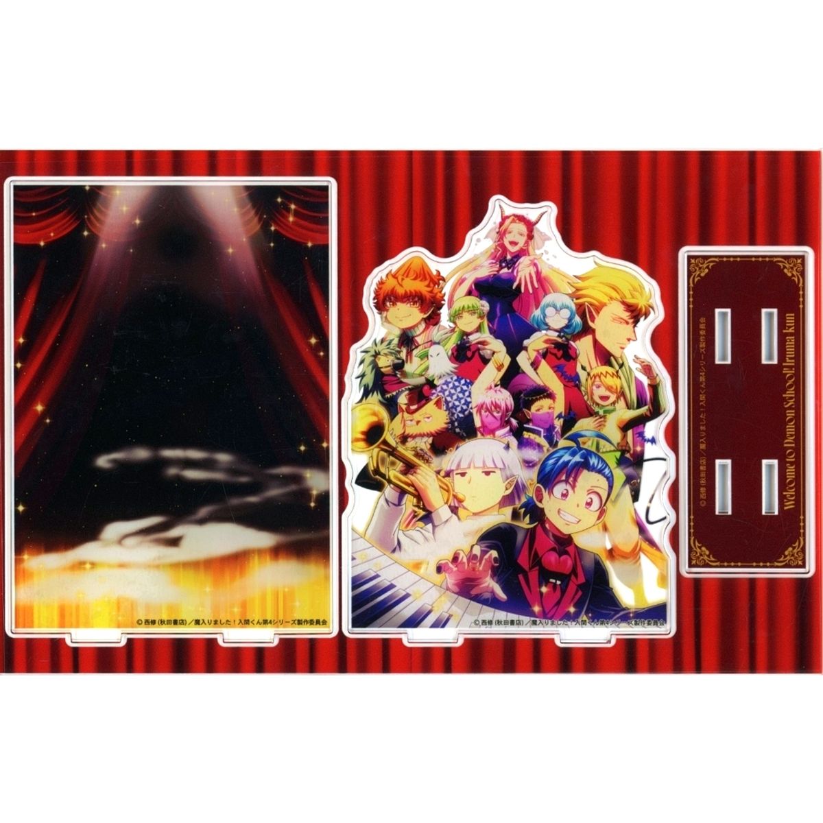 4th Series Main Visual Acrylic Diorama Stand Welcome to Demon School! Iruma-kun POP UP SHOP in OIOI [USED]