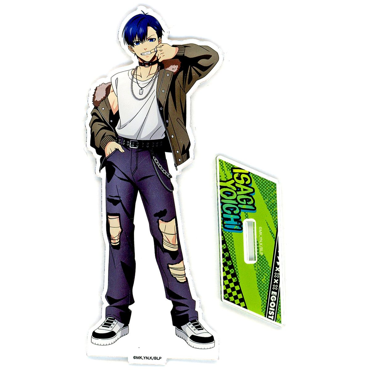 Yoichi Isagi Acrylic Stand Wild Encounter Ver. Blue Lock Wild Encounter Cafe TreeVillage [USED]