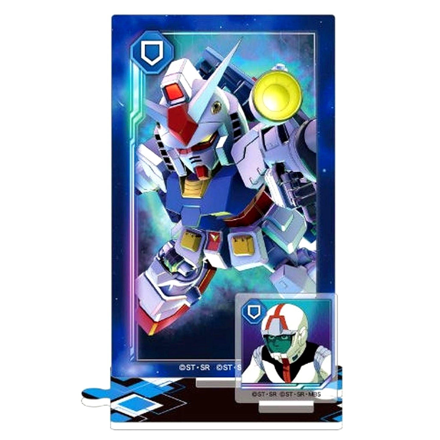 Gundam EX Troop Formation Style Acrylic Stand Collection SD Gundam G Generation Eternal Mobile Suit Gundam & GQuuuuuuX [USED]