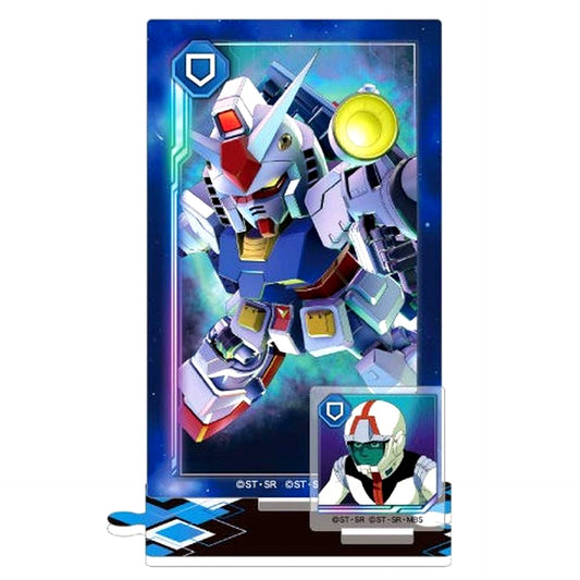 Gundam EX Troop Formation Style Acrylic Stand Collection SD Gundam G Generation Eternal Mobile Suit Gundam & GQuuuuuuX [USED]