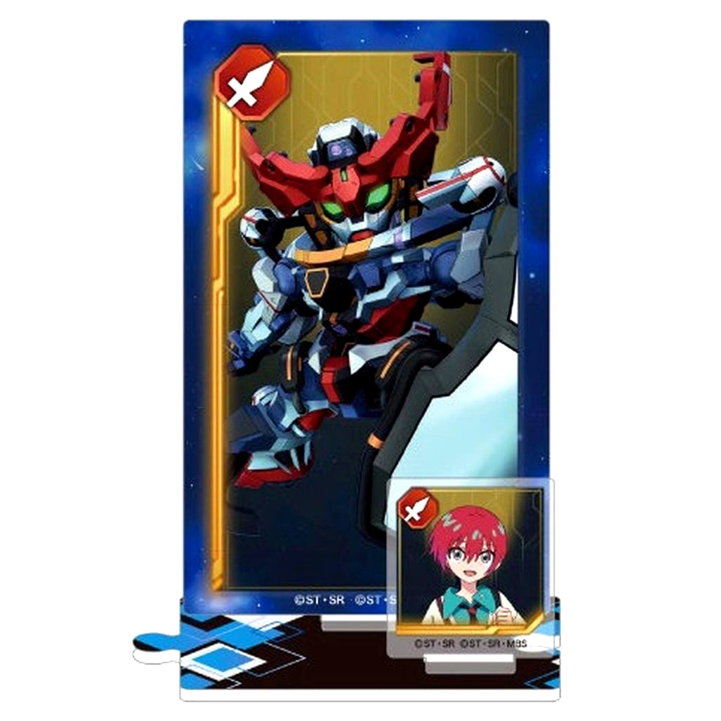 GQuuuuuuX Troop Formation Style Acrylic Stand Collection SD Gundam G Generation Eternal Mobile Suit Gundam & GQuuuuuuX [USED]