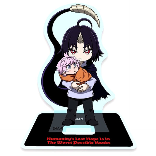 Annoyed Clen and Luna Clevatess The King of Devil Beasts The Baby and The Brave of Undead Acrylic Stand [USED]
