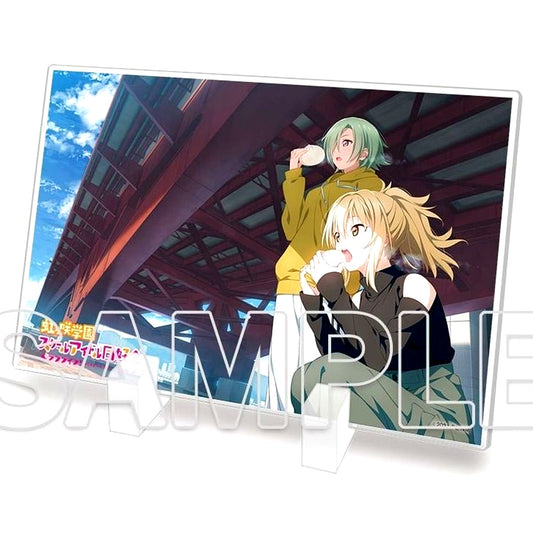 Ai Miyashita & Mia Taylor Mini Acrylic Plate Love Live! Nijigasaki High School Idol Club [USED]