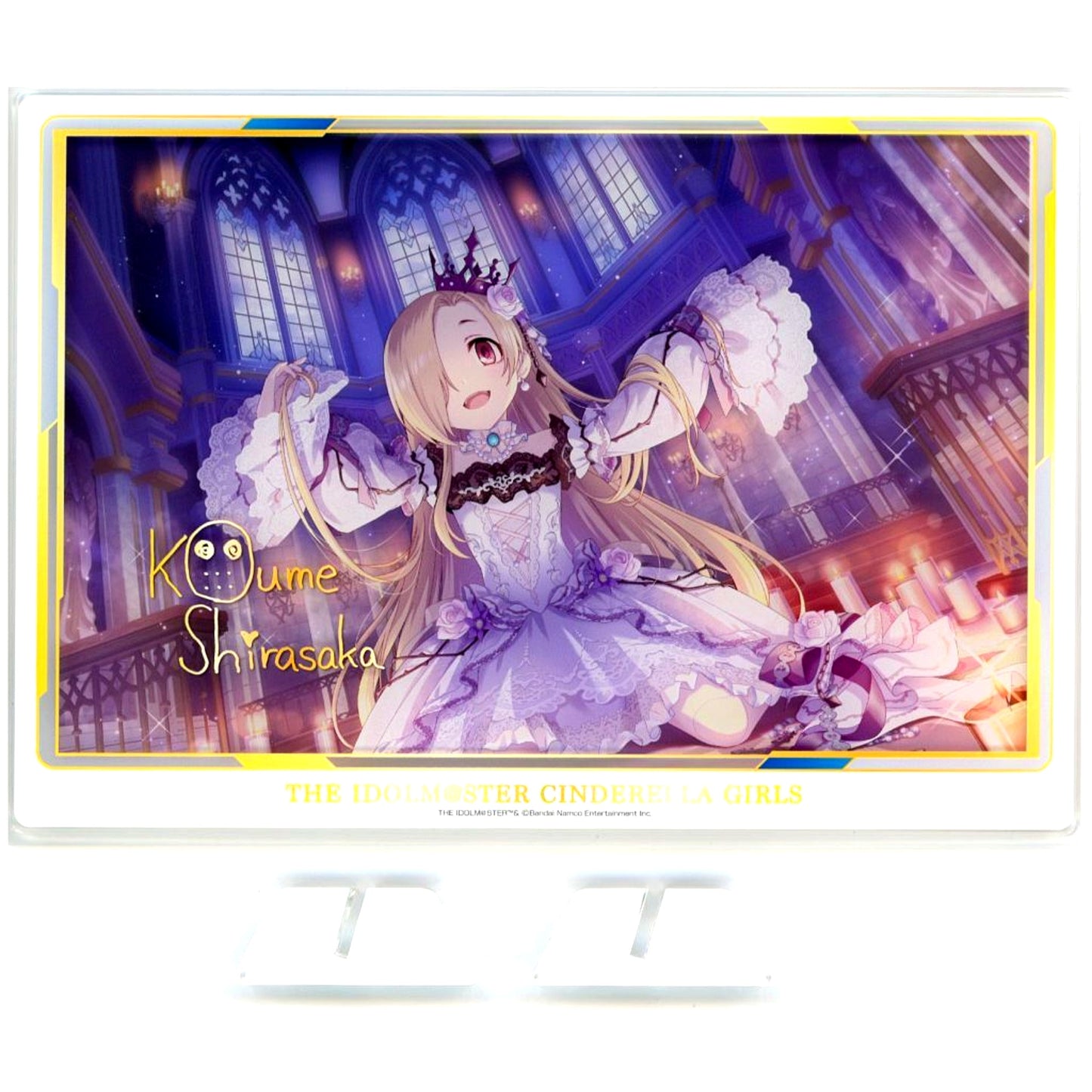 Koume Shirasaka Haunted Bride The Idolmaster Cinderella Girls Acrylic Board Idolmaster Official Shop Kuji M@STER A Prize [USED]