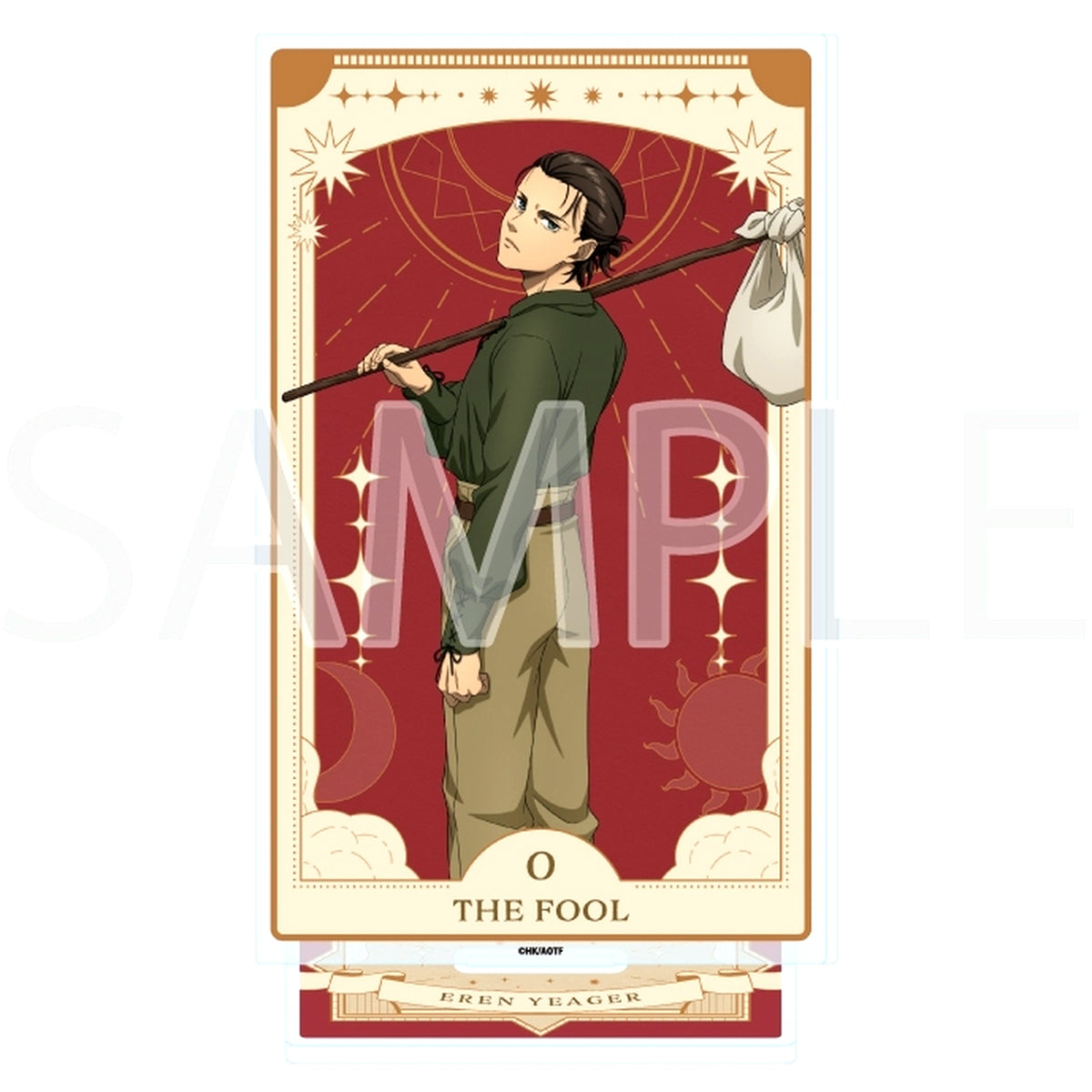 Eren Yeager 13. Tarot Ver. Attack on Titan The Final Season TV Anime Illustration Acrylic Stand [USED]