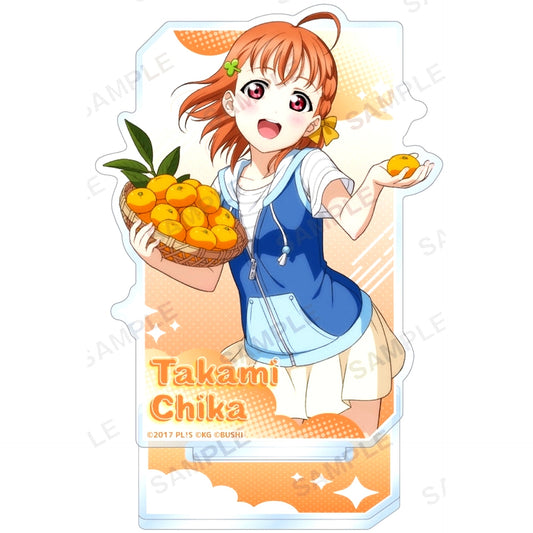 Chika Takami Aqours Initial Ver. Acrylic Stand Love Live! School Idol Festival [USED]
