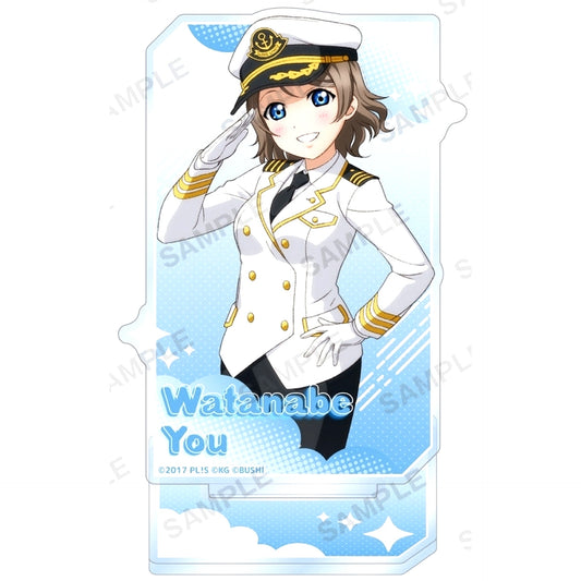 You Watanabe Acrylic Stand Aqours Initial Ver. Love Live! School Idol Festival [USED]