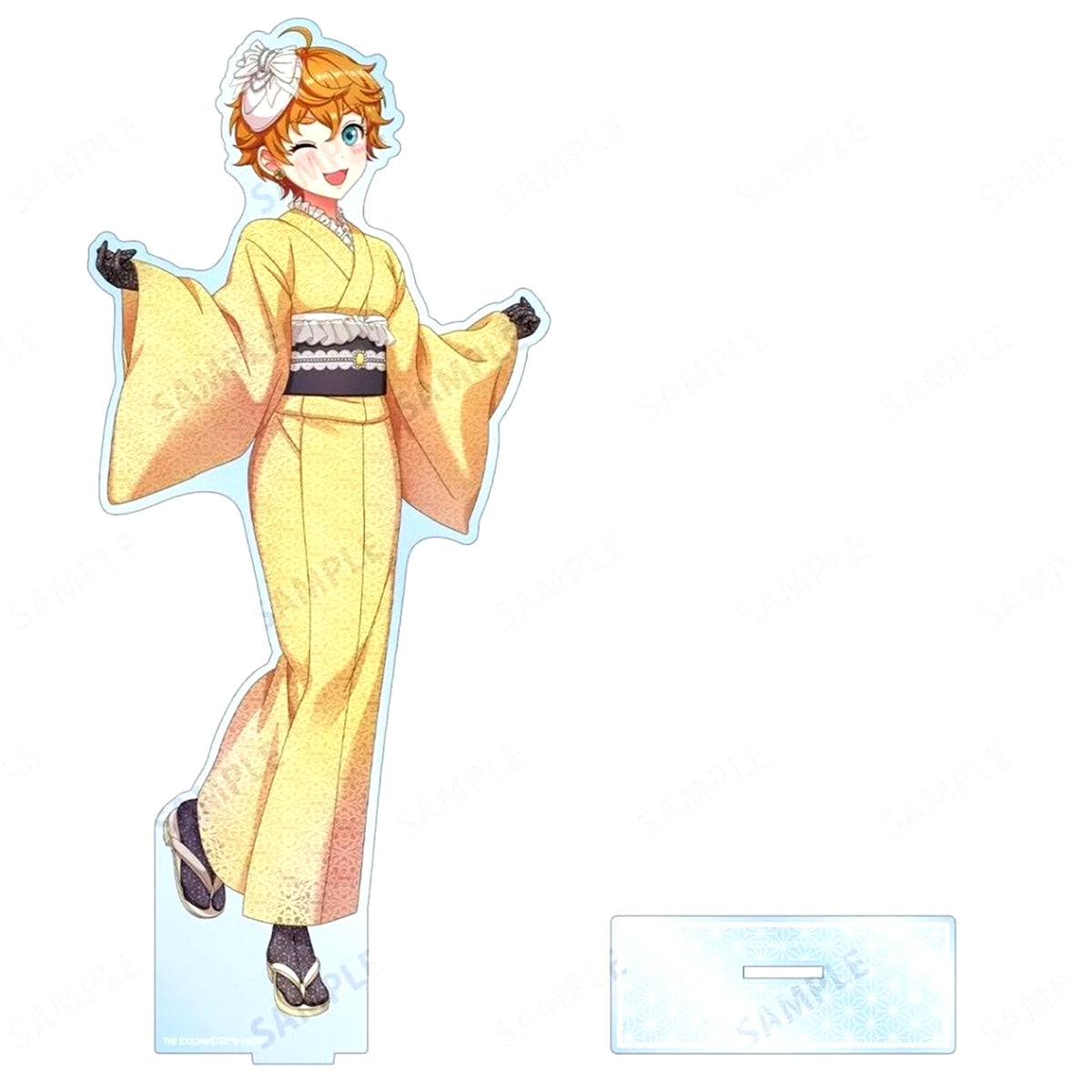 Cathy Graham Illustration Lace Kimono Ver. Extra Large Acrylic Stand THE IDOLM@STER Cinderella Girls Pop-up Street at Okuyama Omairimachi / Asakusa Nishi-Sando [USED]