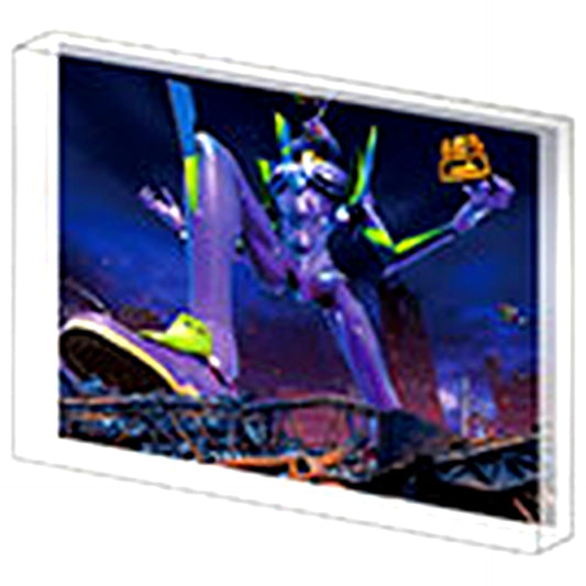 Evangelion Unit-01 On Rubble e Neon Genesis Evangelion Memories of the Beginning Acrylic Block Collection Vol.1 [USED]