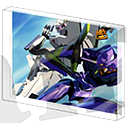 Evangelion Unit-01 and Unit-04 Kick e Neon Genesis Evangelion Memories of the Beginning Acrylic Block Collection Vol.3 [USED]