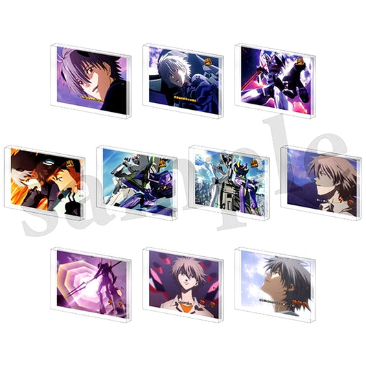 Set of 10 e Neon Genesis Evangelion Memories of the Beginning Acrylic Block Collection Vol.3 [USED]