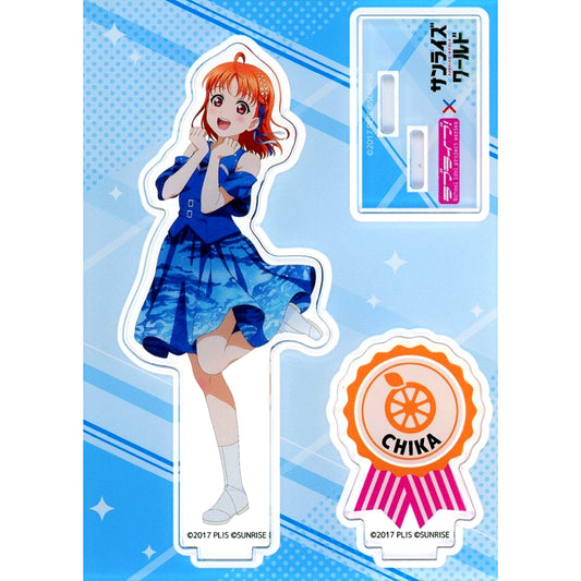 Chika Takami Love Live! Sunshine!! Acrylic Stand Love Live! Series x Sunrise World [USED]