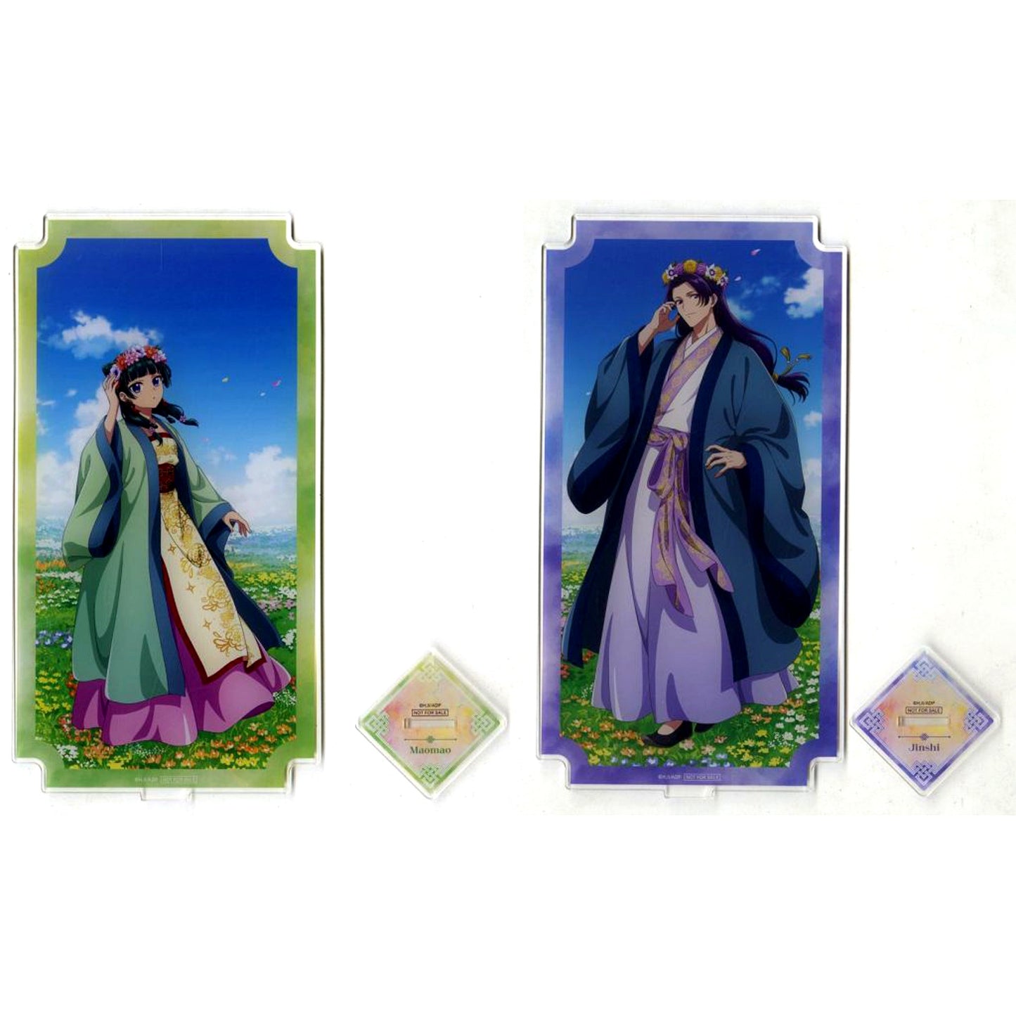 Maomao and Jinshi Last WIN Prize The Apothecary Diaries WEB Kuji Store Limited Big Acrylic Stand Set [USED]