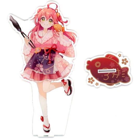 Sakura Miko Big Acrylic Stand Store Clerk 2026 Ver. Virtual YouTuber Holo Live VTuber Naruto Taiyaki Honpo Part 4 EC Exclusive [USED]