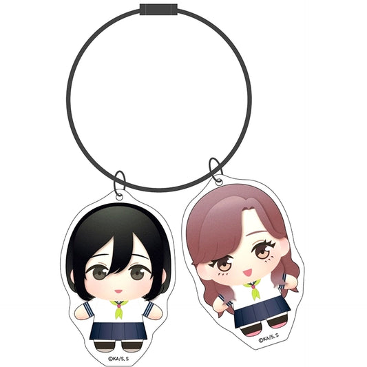 Nishi and Honda 2-Part Acrylic Keychain You and I Are Polar Opposites [USED]