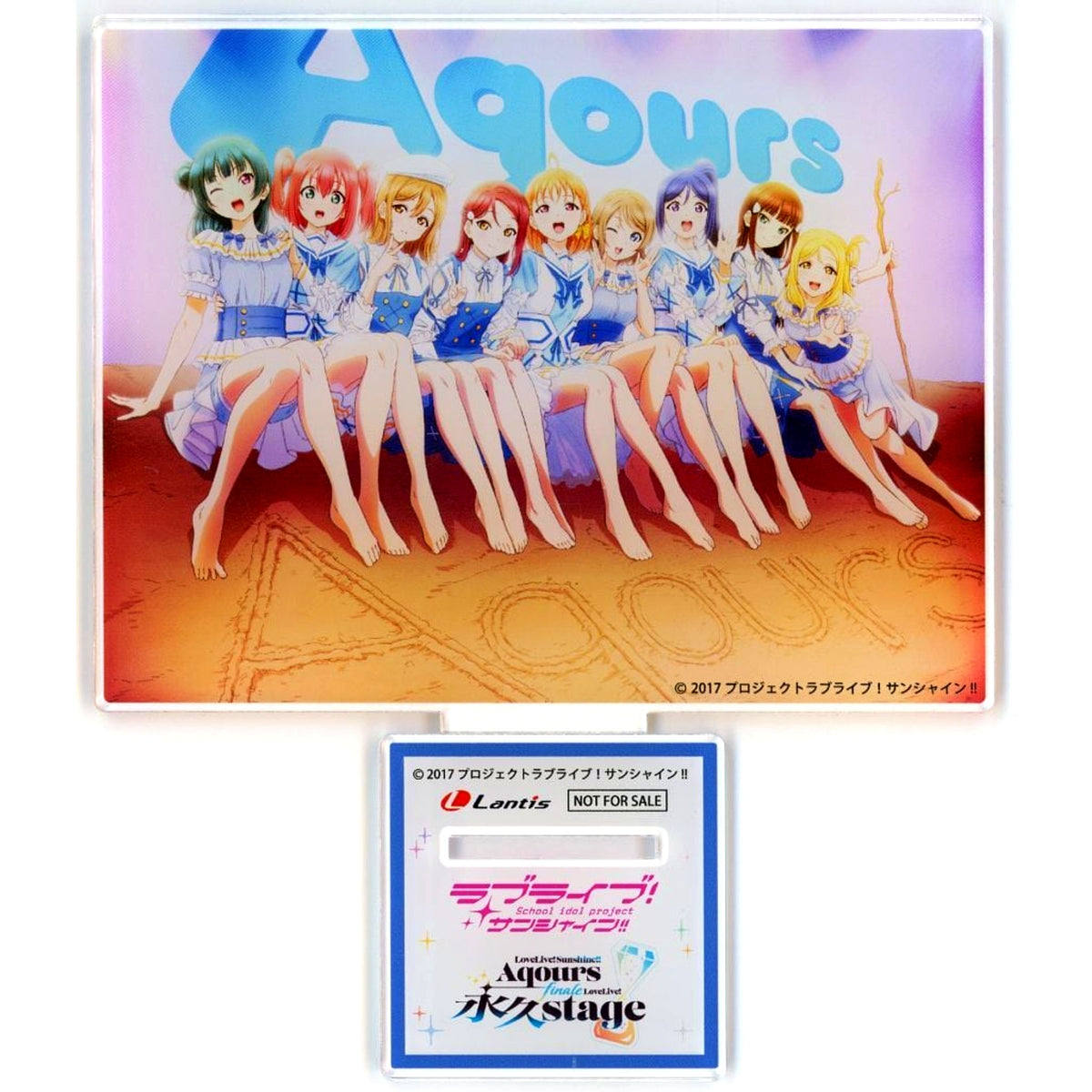 Aqours Acrylic Stand Love Live! Sunshine!! Aqours Finale LoveLive! Eikyu stage Blu-ray Memorial BOX Animate Bonus Item [USED]