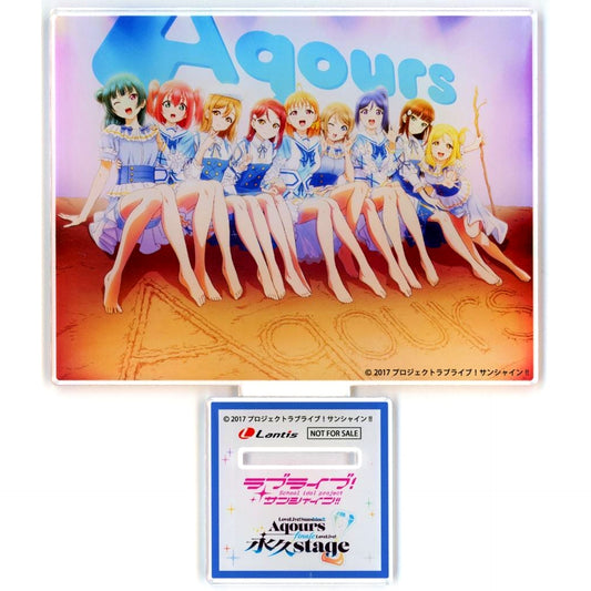 Aqours Acrylic Stand Love Live! Sunshine!! Aqours Finale LoveLive! Eikyu stage Blu-ray Memorial BOX Animate Bonus Item [USED]