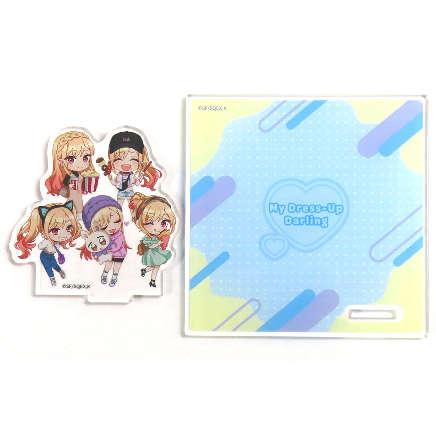 Marin Kitagawa Blue My Dress-Up Darling FUNTOS Revival Acrylic Coaster Stand [USED]