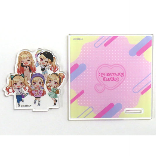 Marin Kitagawa Pink My Dress-Up Darling FUNTOS Revival Acrylic Coaster Stand [USED]