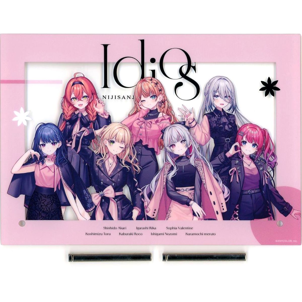 Idios A5 Acrylic Panel Kuji Square Virtual YouTuber Nijisanji LAST Prize [USED]