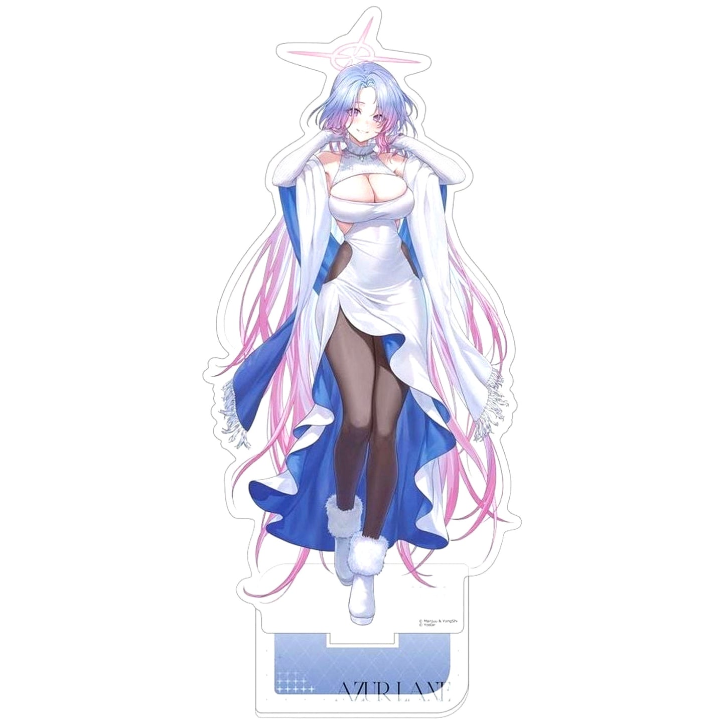 Gunsway Winter Date Illustration Extra Large Acrylic Stand Azur Lane [USED]