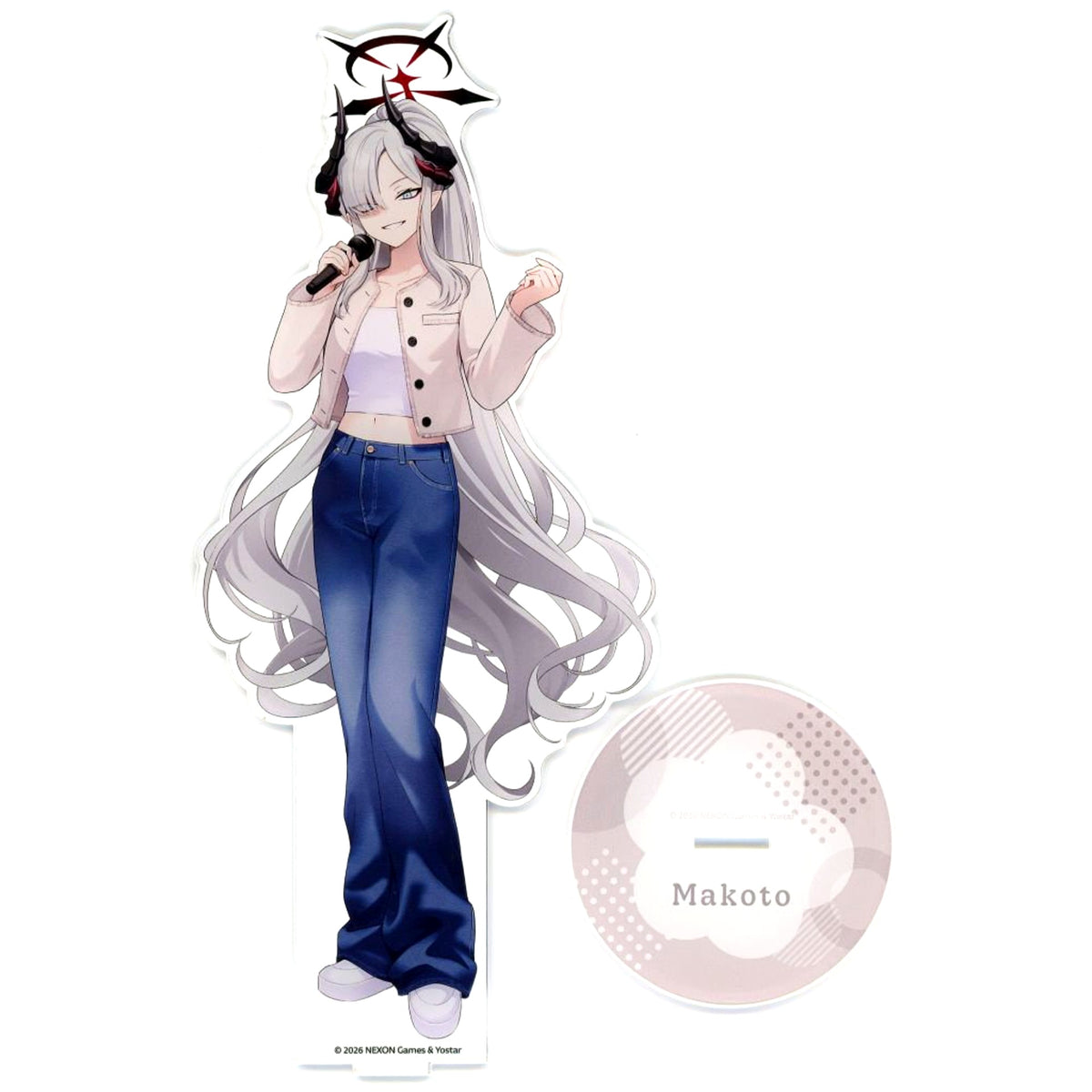 Makoto Blue Archive x ROUND1 BIG Acrylic Stand [USED]