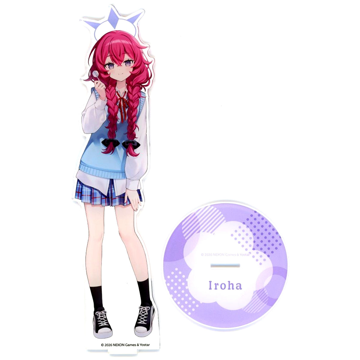 Iroha Blue Archive x ROUND1 BIG Acrylic Stand [USED]