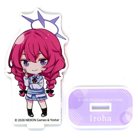 Iroha Blue Archive x Round 1 Trading Mini Character Acrylic Stand [USED]
