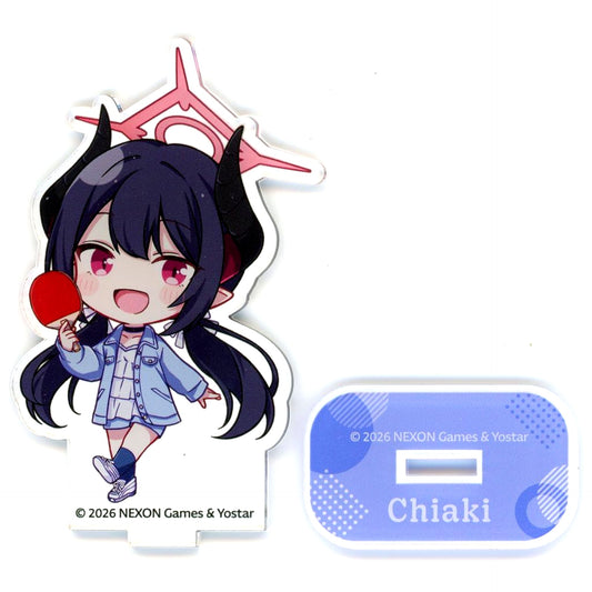 Chiaki Blue Archive x ROUND1 Trading Mini Character Acrylic Stand [USED]