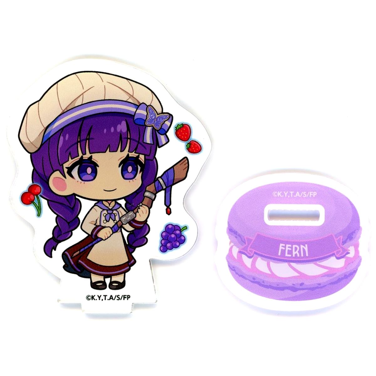 Fern Smiling Frieren: Beyond Journey's End CAFE in SWEETS PARADISE Trading Acrylic Stand [USED]