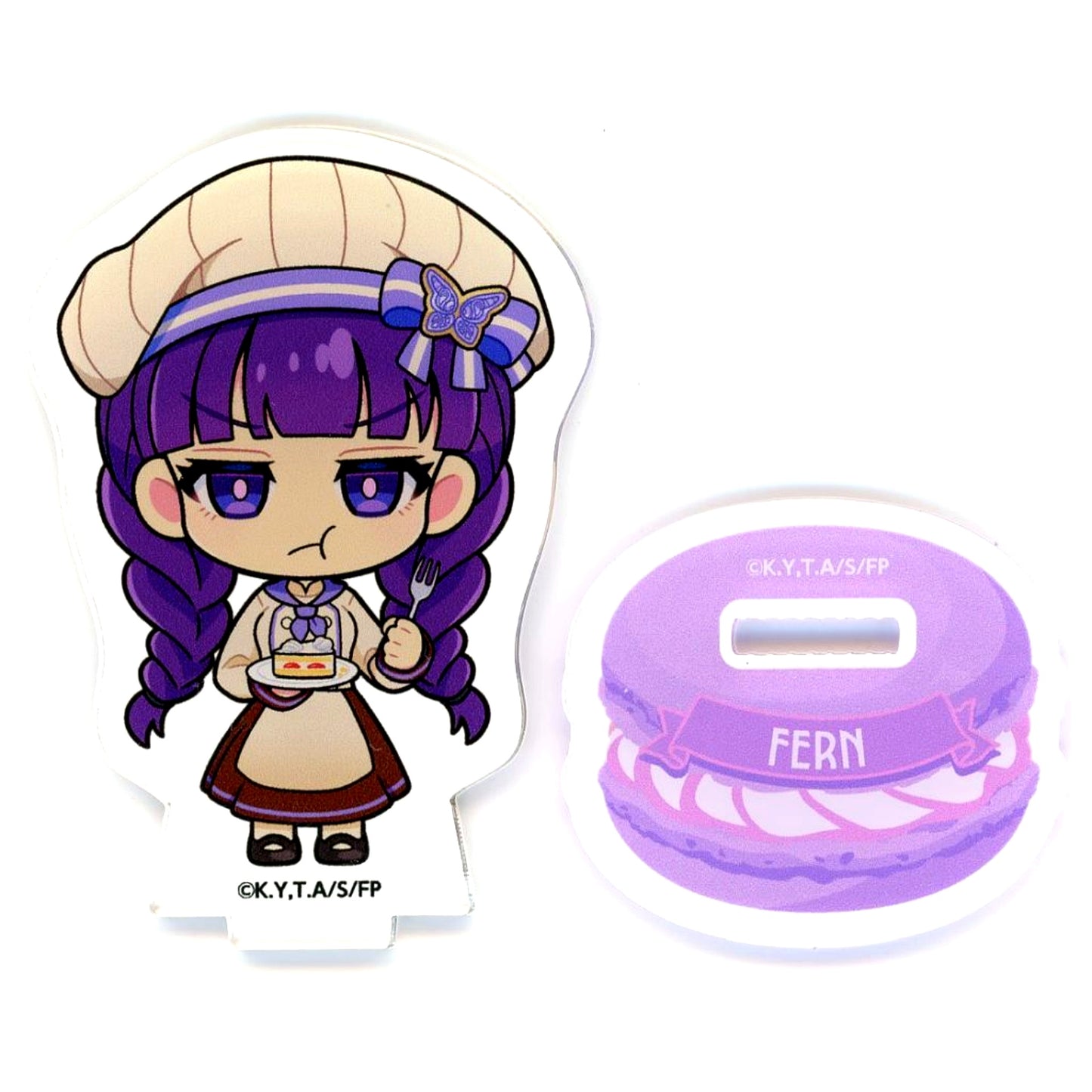 Fern Pouting Frieren: Beyond Journey's End Cafe in Sweets Paradise Trading Acrylic Stand [USED]