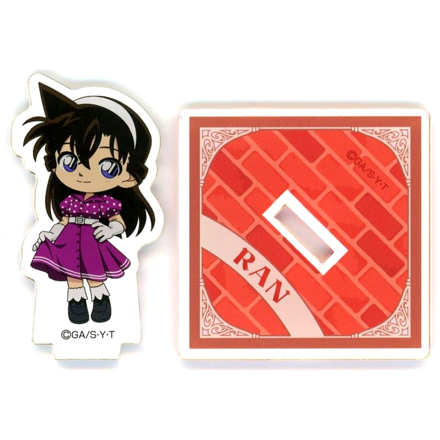 Ran Mouri Theatrical Version Detective Conan Fallen Angel of the Highway Release Commemoration Detective Conan Cafe 2026 Mini Acrylic Stand Retro Ver. [USED]