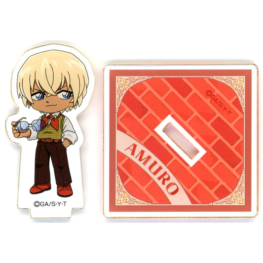 Toru Amuro Theatrical Version Detective Conan Fallen Angel of the Highway Release Commemoration Detective Conan Cafe 2026 Mini Acrylic Stand Retro Ver. [USED]
