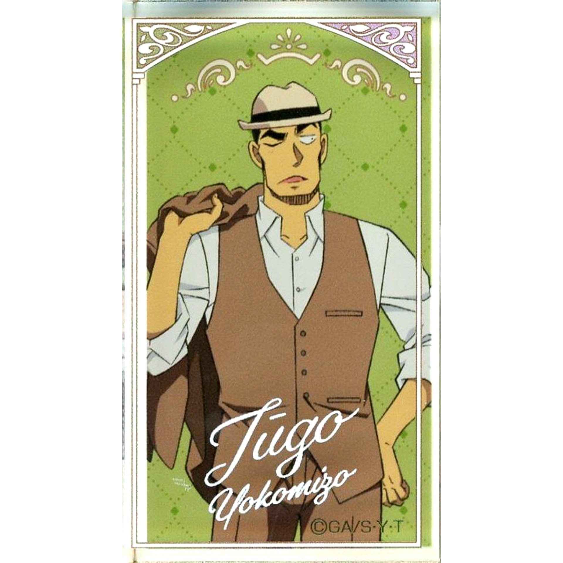 Jugo Yokomizo Theatrical Version Detective Conan Fallen Angel of the Highway Release Commemoration Detective Conan Cafe 2026 Acrylic Block [USED]