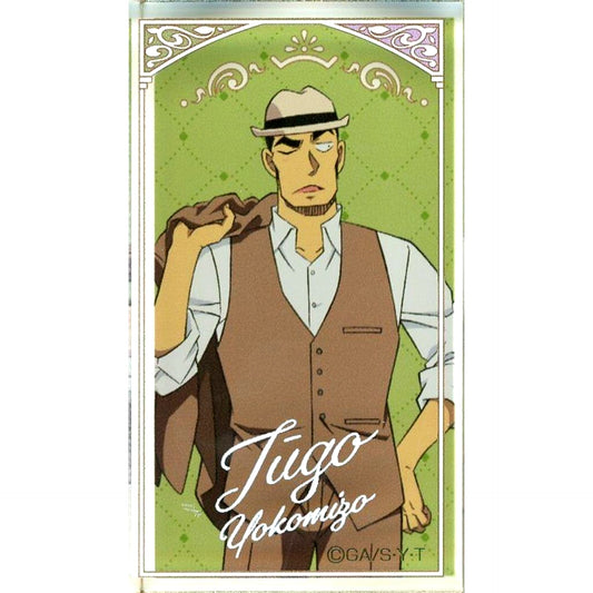 Jugo Yokomizo Theatrical Version Detective Conan Fallen Angel of the Highway Release Commemoration Detective Conan Cafe 2026 Acrylic Block [USED]