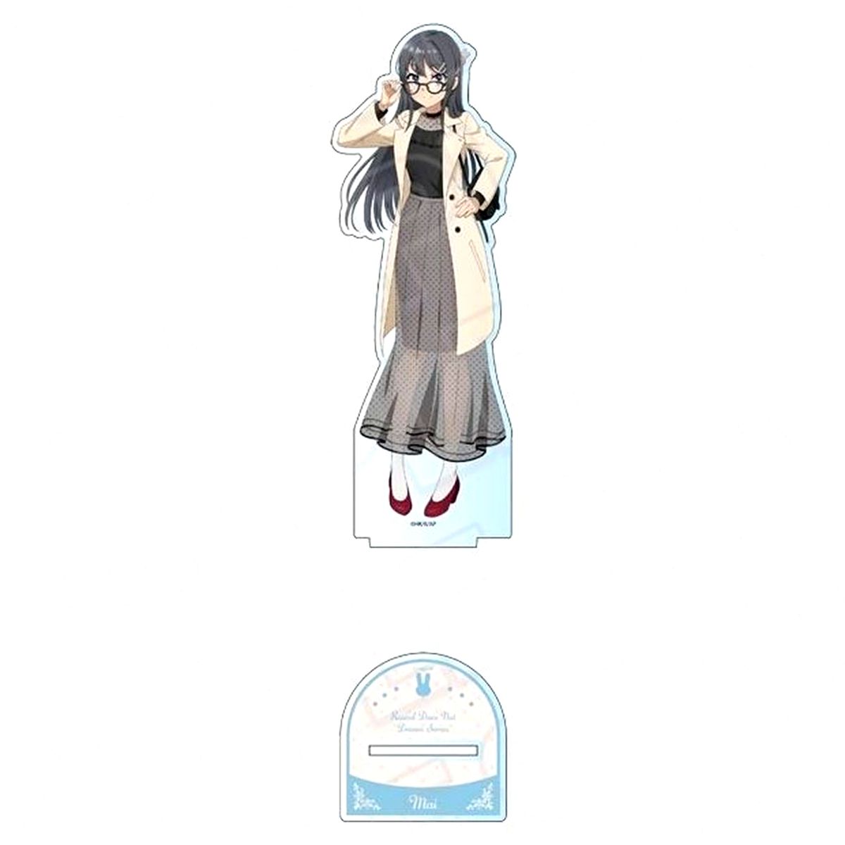 Mai Sakurajima Big Acrylic Stand Holiday Ver. Rascal Does Not Dream Series POP UP SHOP [USED]