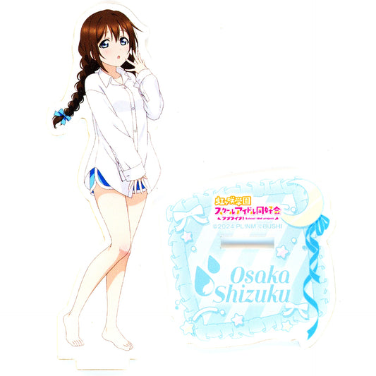 Shizuku Osaka White Shirt Ver. Mini Acrylic Stand Love Live! Nijigasaki High School Idol Club Tokimeki no Mirai Chizu 1st Anniv Fair in Gamers [USED]