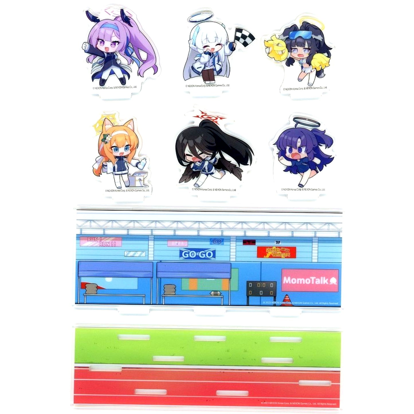 Group Get Set GO! Acrylic Diorama Set Kivotos Halo Festival Ver. Blue Archive Kivotos Halo Festival [USED]