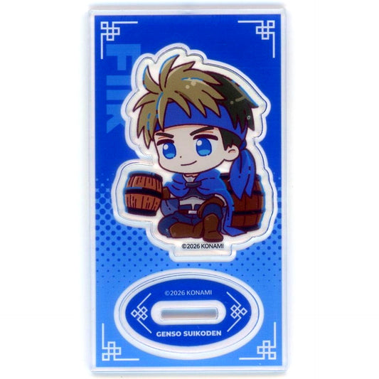 Flik Suikoden I & II HD Remaster Gate Rune and Dunan Unification Wars Mini Acrylic Stand Collection [USED]