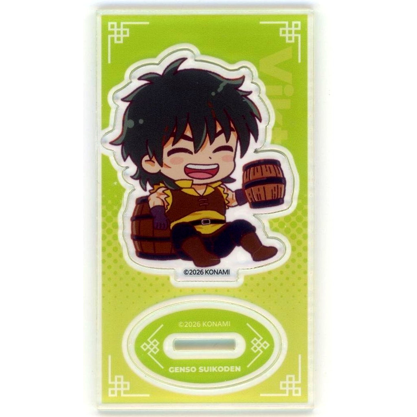 Viktor Suikoden I & II HD Remaster Gate Rune and Dunan Unification Wars Mini Acrylic Stand Collection [USED]