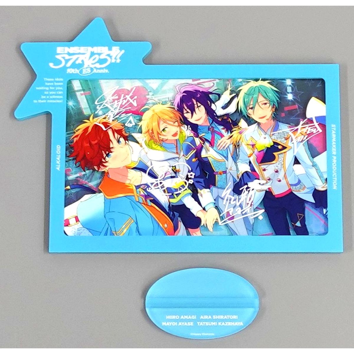 ALKALOID Ensemble Stars!! 10th Anniv. Acrylic Art Acrylic Stand [USED]