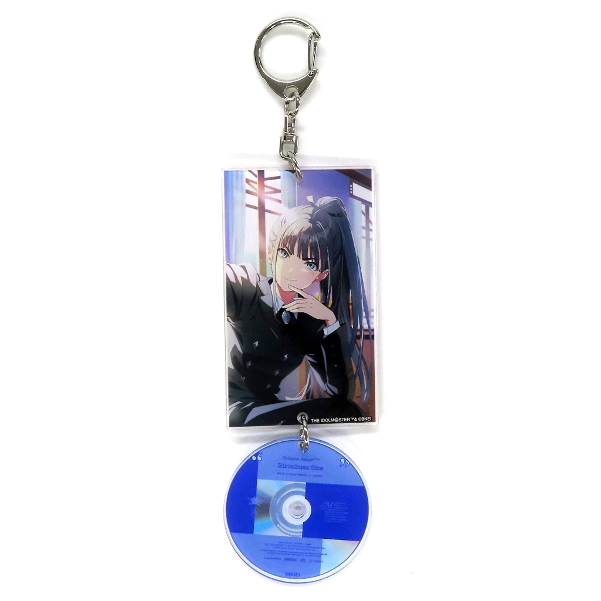 Tsubame Amaya Gakuen Idolmaster Hatsuboshi Gakuen Retro Collection Vol.2 Official 8cm CD Style Acrylic Keychain [USED]
