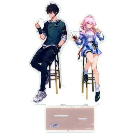 March 7th and Dan Heng Honkai: Star Rail Delicious Voyage Series Acrylic Stand Set A [USED]